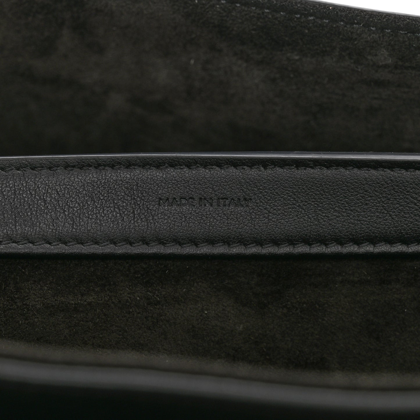 Grained Calfskin Large Soft 16 Bag Black
