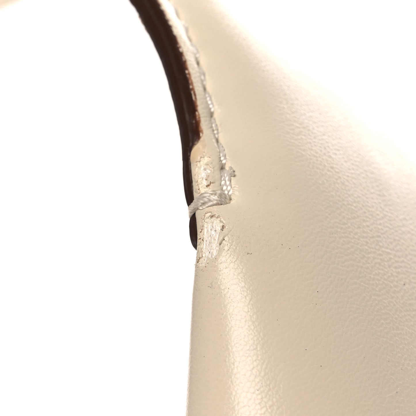 Eco Alter Nappa Perforated Logo Small Hobo White