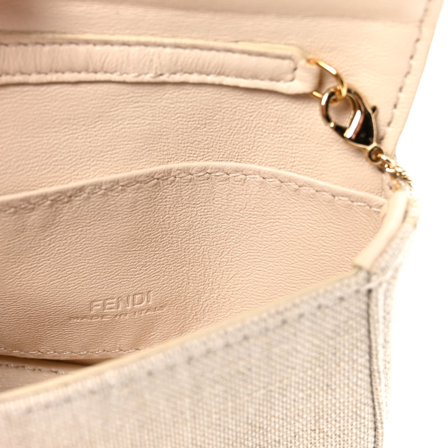 Kuban Canvas FF Embroidered Nano Baguette Charm Grezzo Multicolor