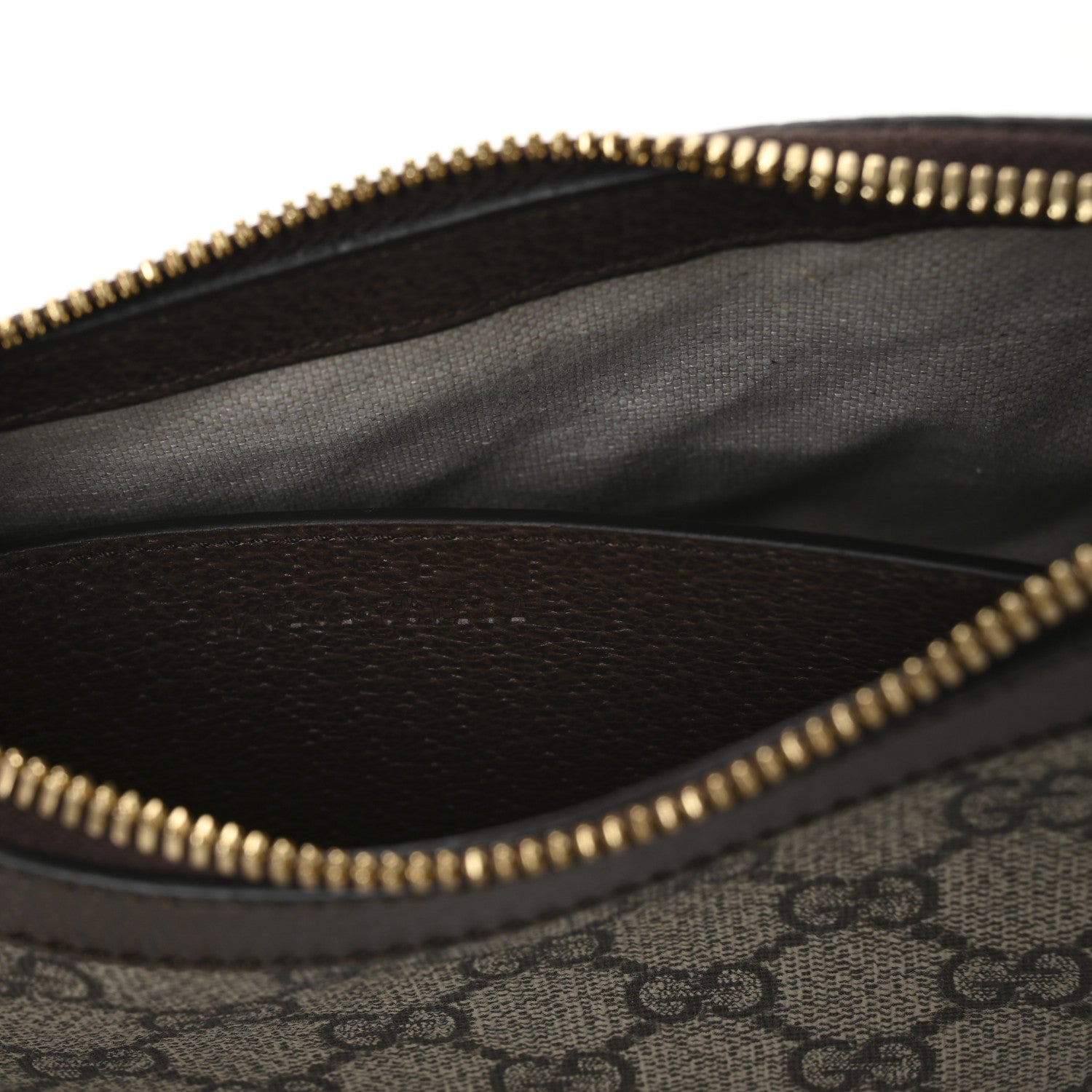 Gucci GG Supreme Monogram Textured Dollar Calfskin Web Small Ophidia GG Handbag Beige Ebony New Acero 7 of 12