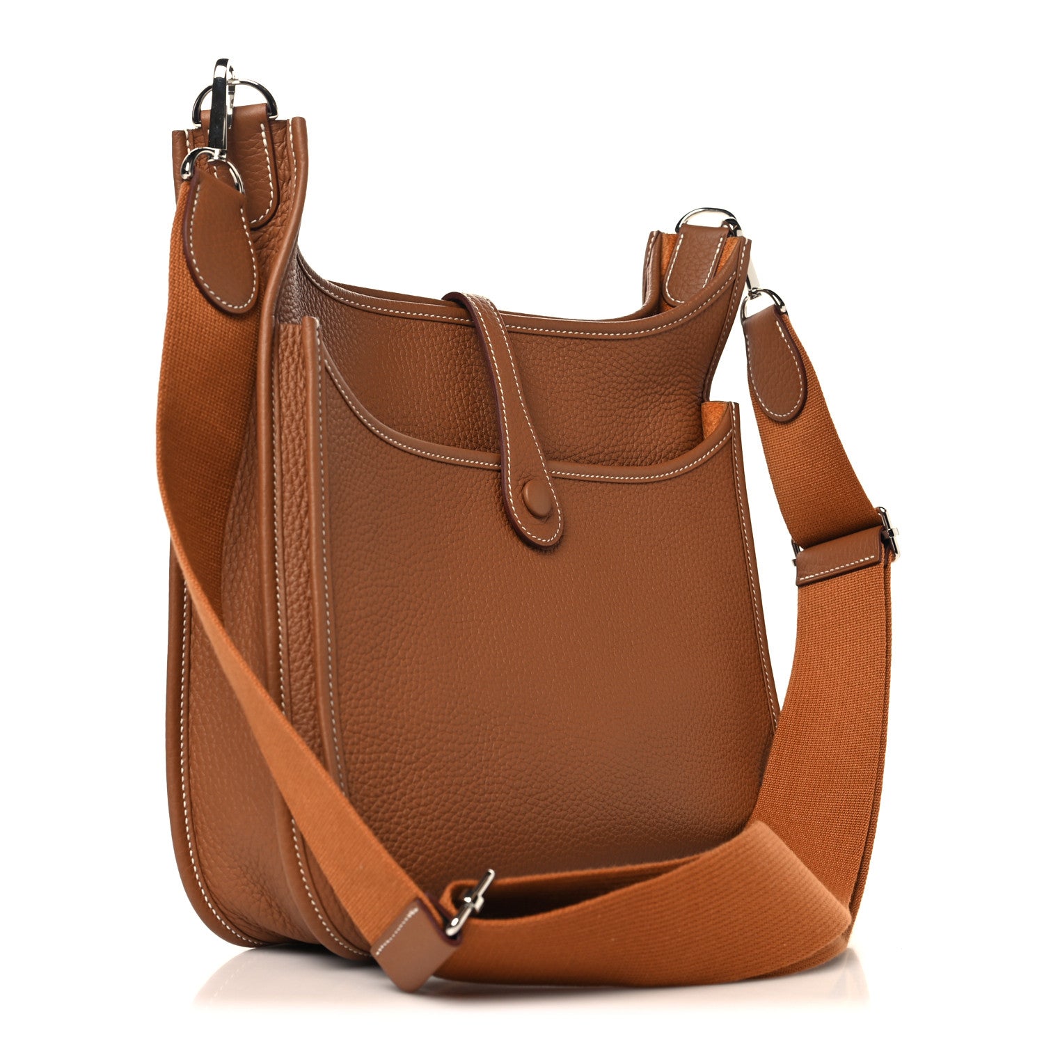 Hermes Taurillon Clemence EVELYNE III PM Gold 3 of 11