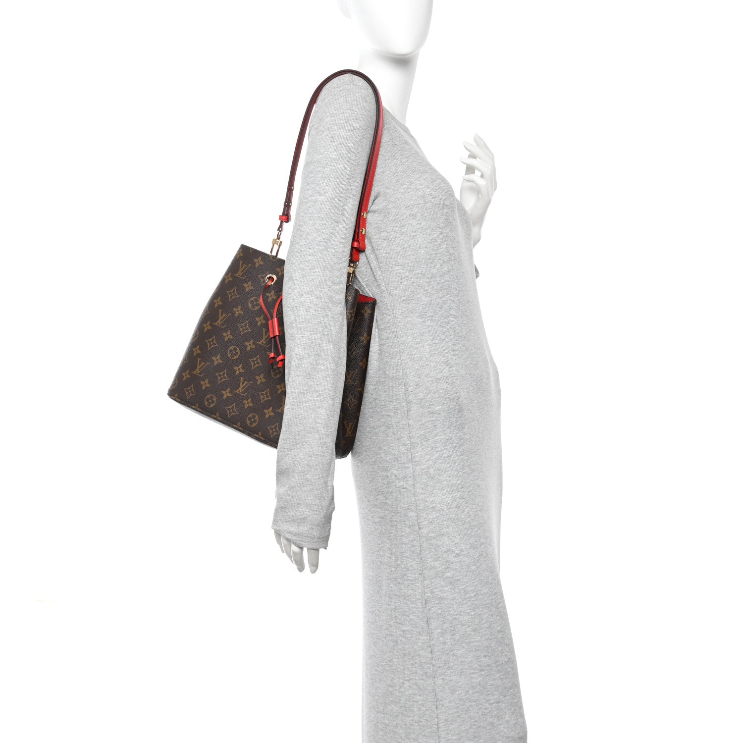Louis Vuitton Monogram Neonoe MM Coquelicot 2 of 9