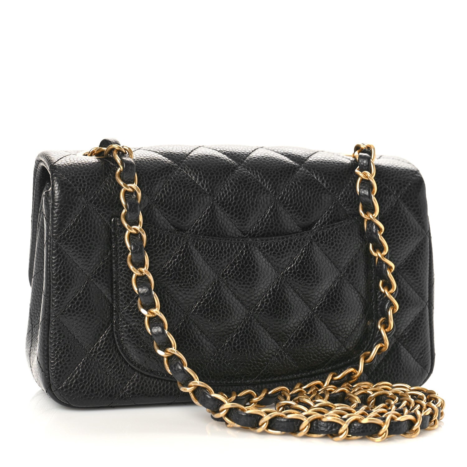 Chanel Caviar Quilted Mini Rectangular Flap Black 3 of 10
