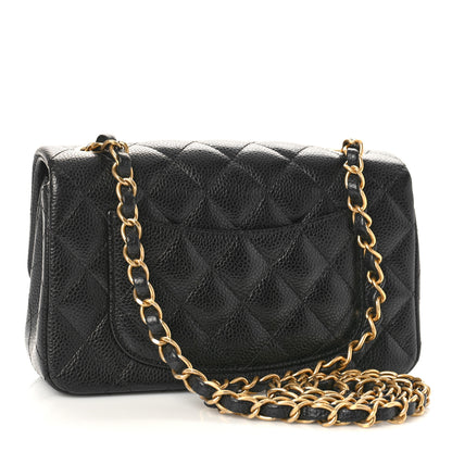 Chanel Caviar Quilted Mini Rectangular Flap Black 3 of 10