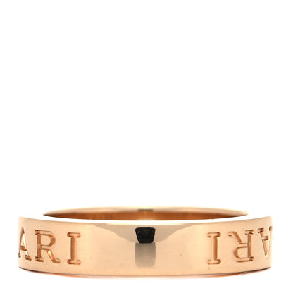 Bulgari 18K Yellow Gold Diamond B.Zero1 Essential Band Ring 49 4.75 6 of 8