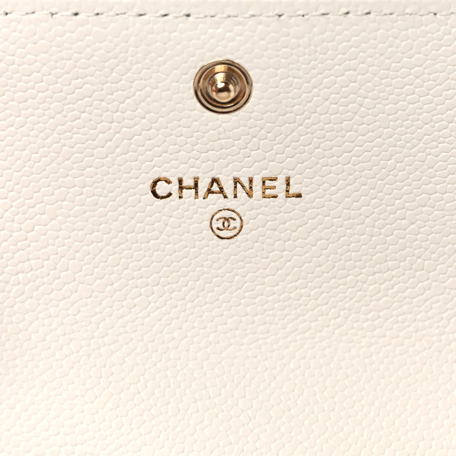 Chanel Caviar Quilted Boy Flap Card Holder White 6 of 8