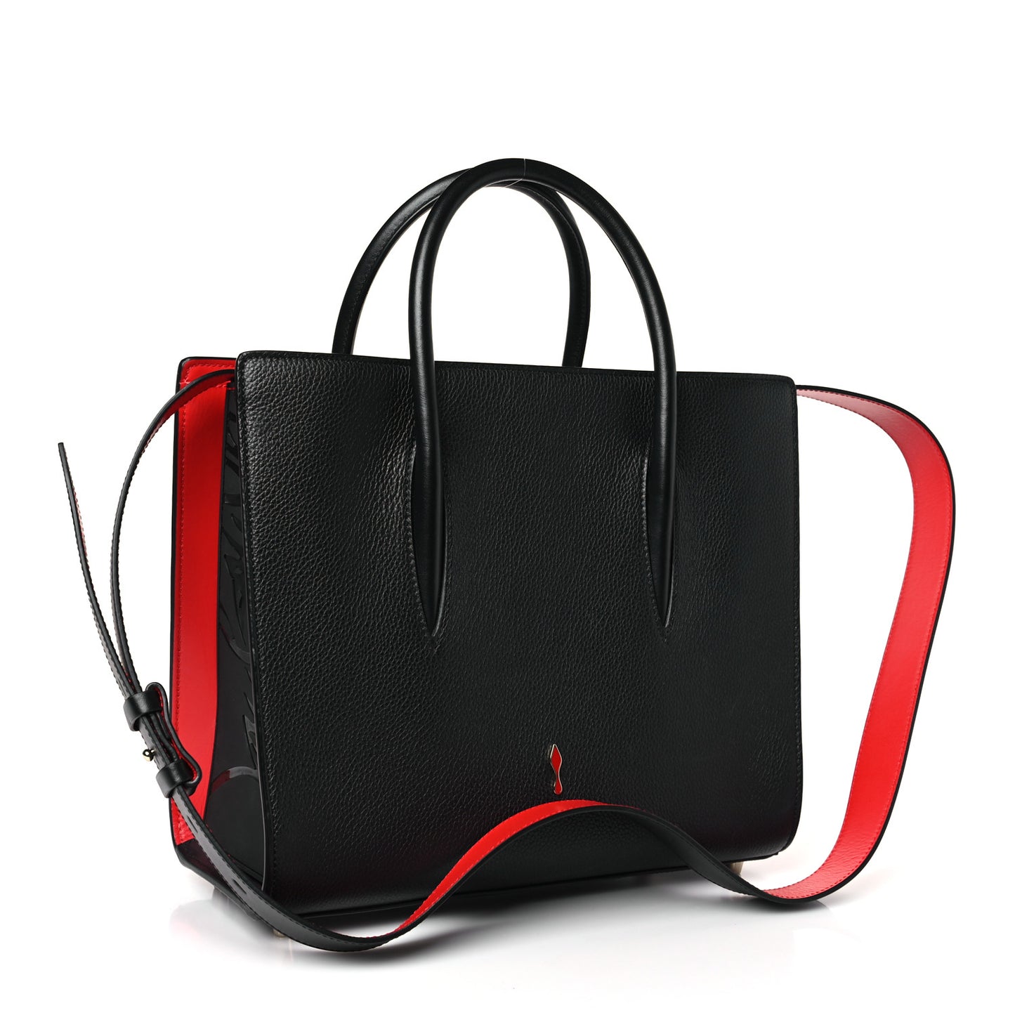 Calfskin Spikes Loubinthesky Medium Paloma Black Muticolor