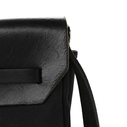 Hermes Toile Vache Calfskin Herbag 40 GM Black 12 of 17