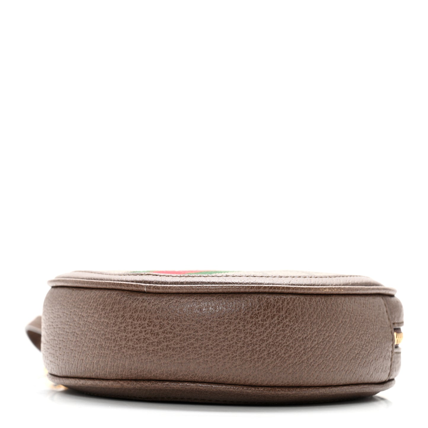 GG Supreme Monogram Web Ophidia Circle Wristlet Beige New Acero