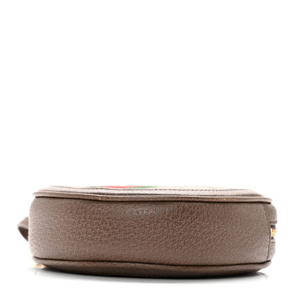 Gucci GG Supreme Monogram Web Ophidia Circle Wristlet Beige New Acero 4 of 12