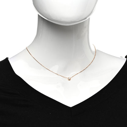 Cartier 18K Pink Gold Diamond LM D'Amour Pendant Necklace 2 of 5