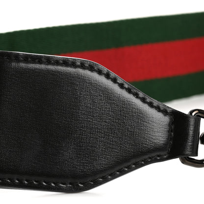 Gucci Canvas Web Shoulder Strap Green Red 5 of 6