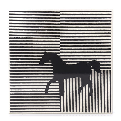 Hermes Lacquered Wood Small Un Cavallo Decorative Box 1 of 8