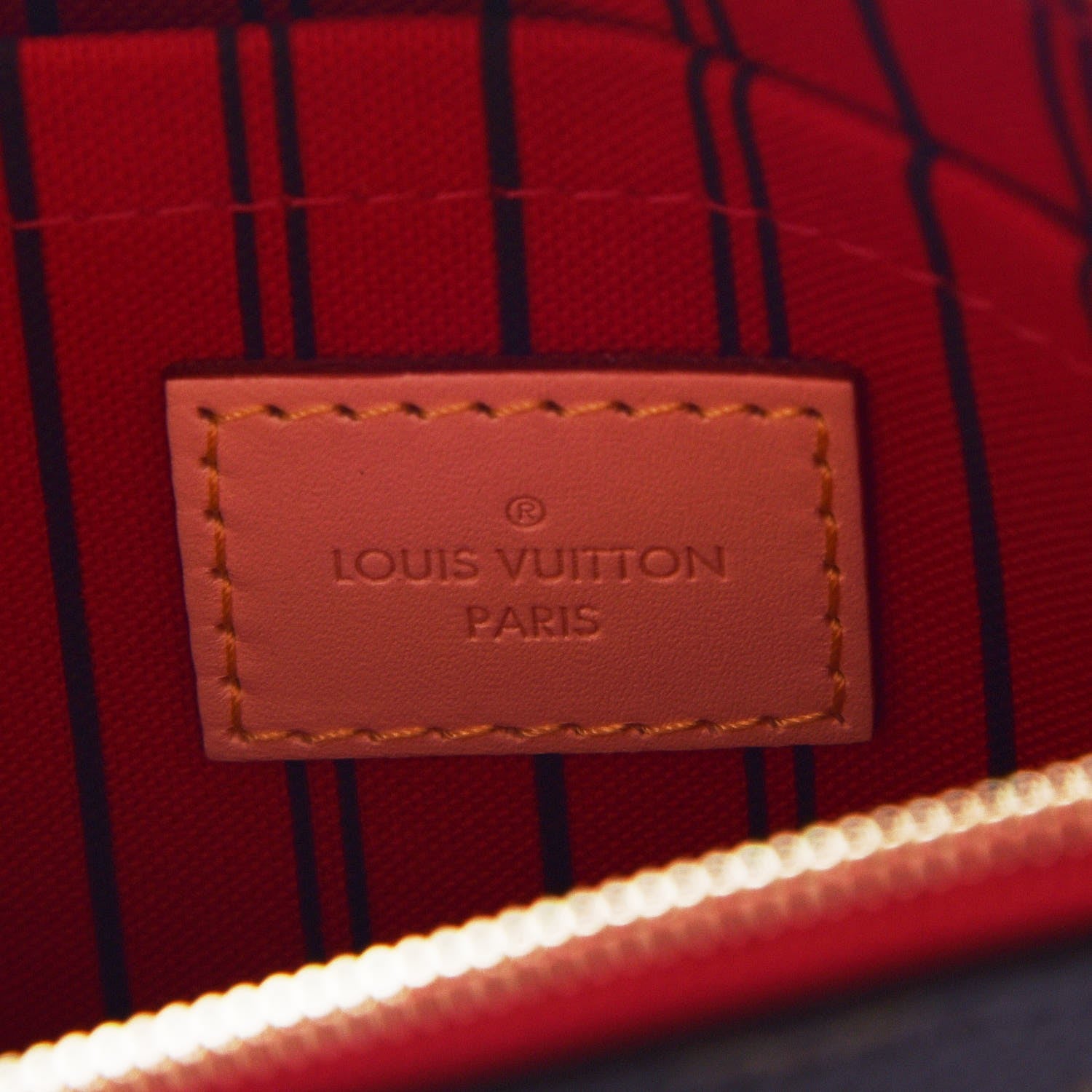 Louis Vuitton Monogram Neverfull MM GM Pochette Cherry 6 of 8