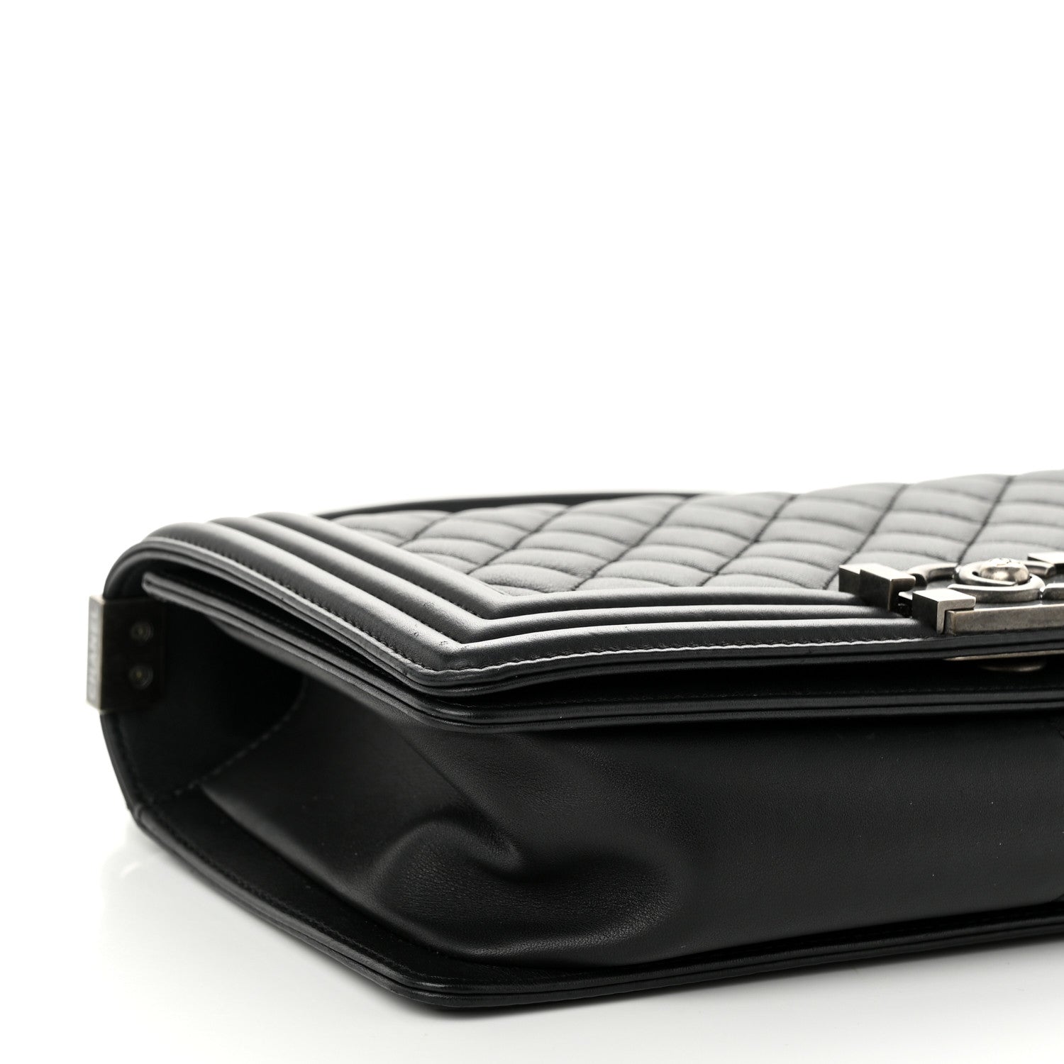 Chanel Calfskin Quilted Medium Boy Flap Black 10 of 12