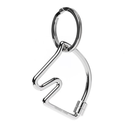 Hermes Palladium Cheval Key Ring 1 of 3