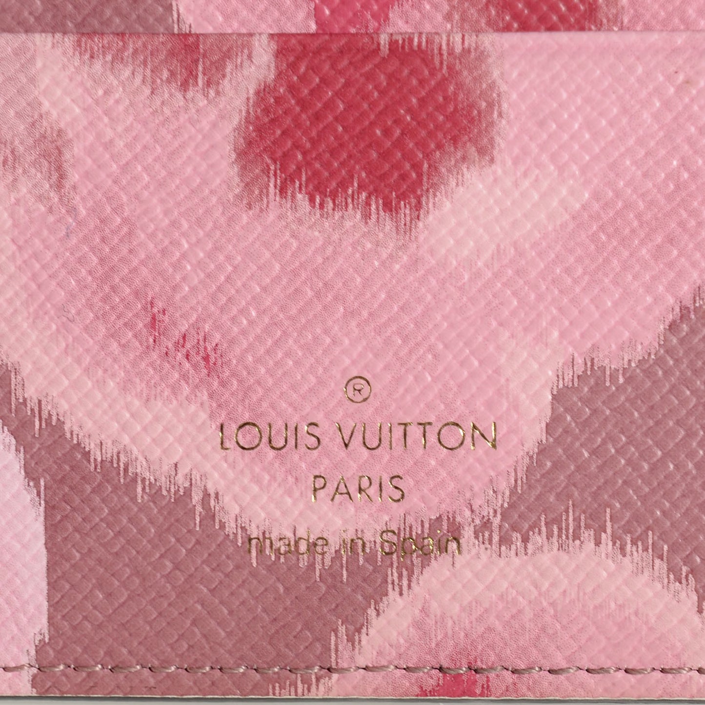Monogram Ikat Insolite Wallet Rose Velours