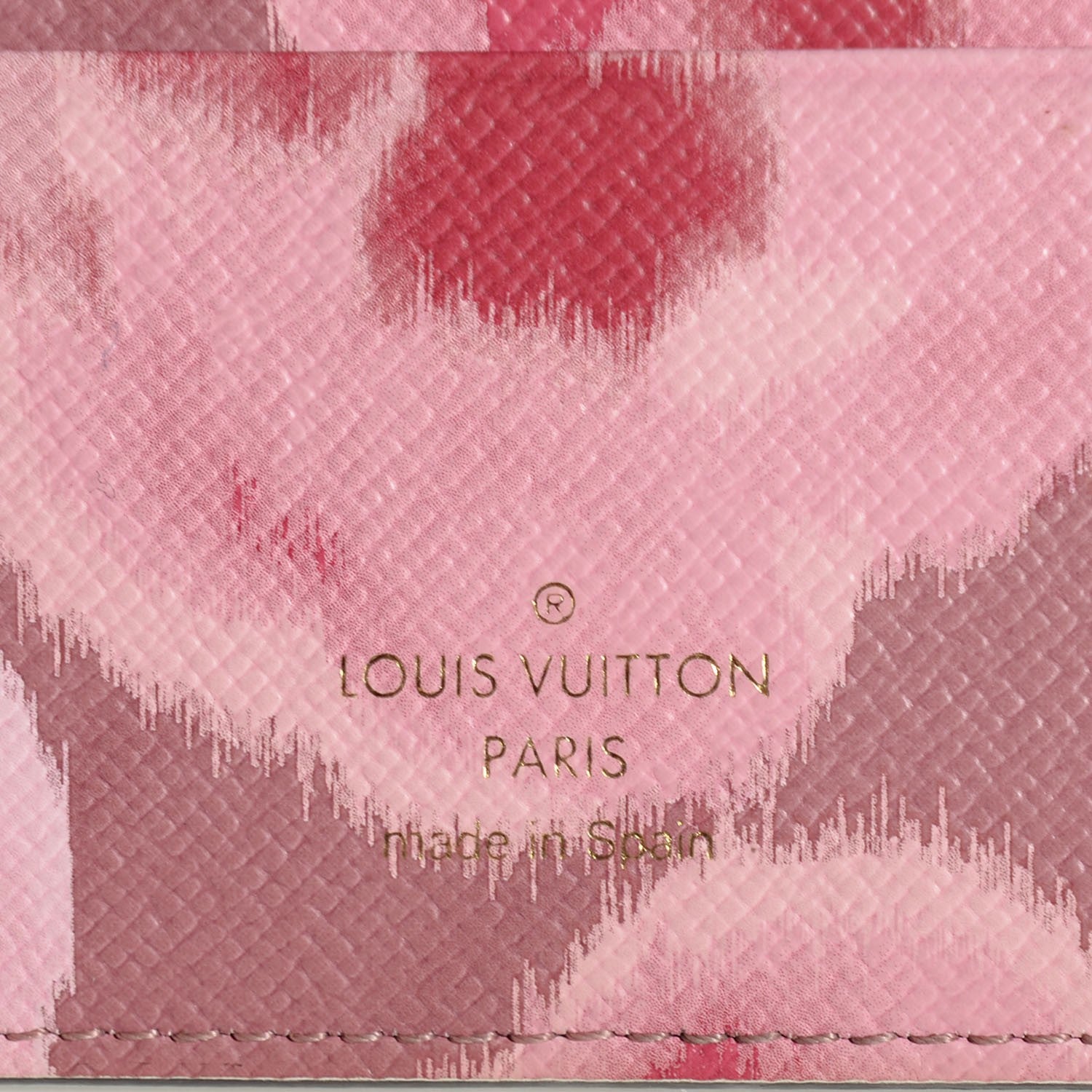 Louis Vuitton Monogram Ikat Insolite Wallet Rose Velours 7 of 8