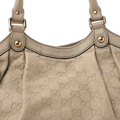 Gucci Guccissima Medium Sukey Tote Mystic White 8 of 16