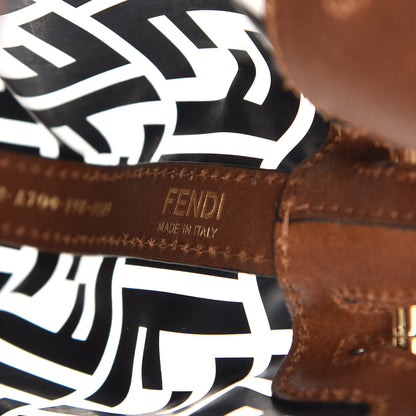 Fendi TPU FF Vitello Aura F is Fendi Grande Mon Tresor Bucket Bag Black Cuoio 6 of 11