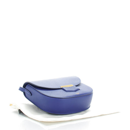 Celine Grained Calfskin Small Trotteur Indigo 4 of 8