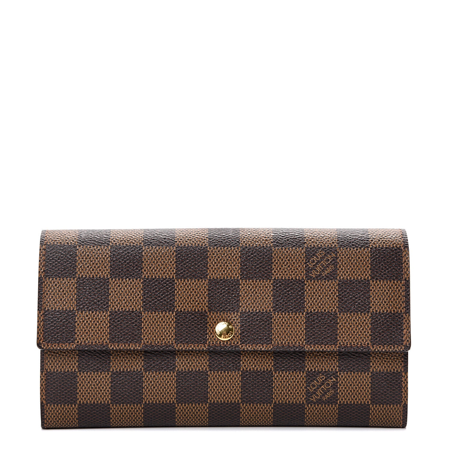 Louis Vuitton Damier Ebene Sarah Wallet 1 of 9