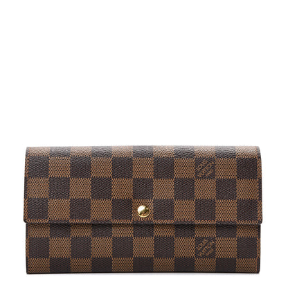 Louis Vuitton Damier Ebene Sarah Wallet 1 of 9