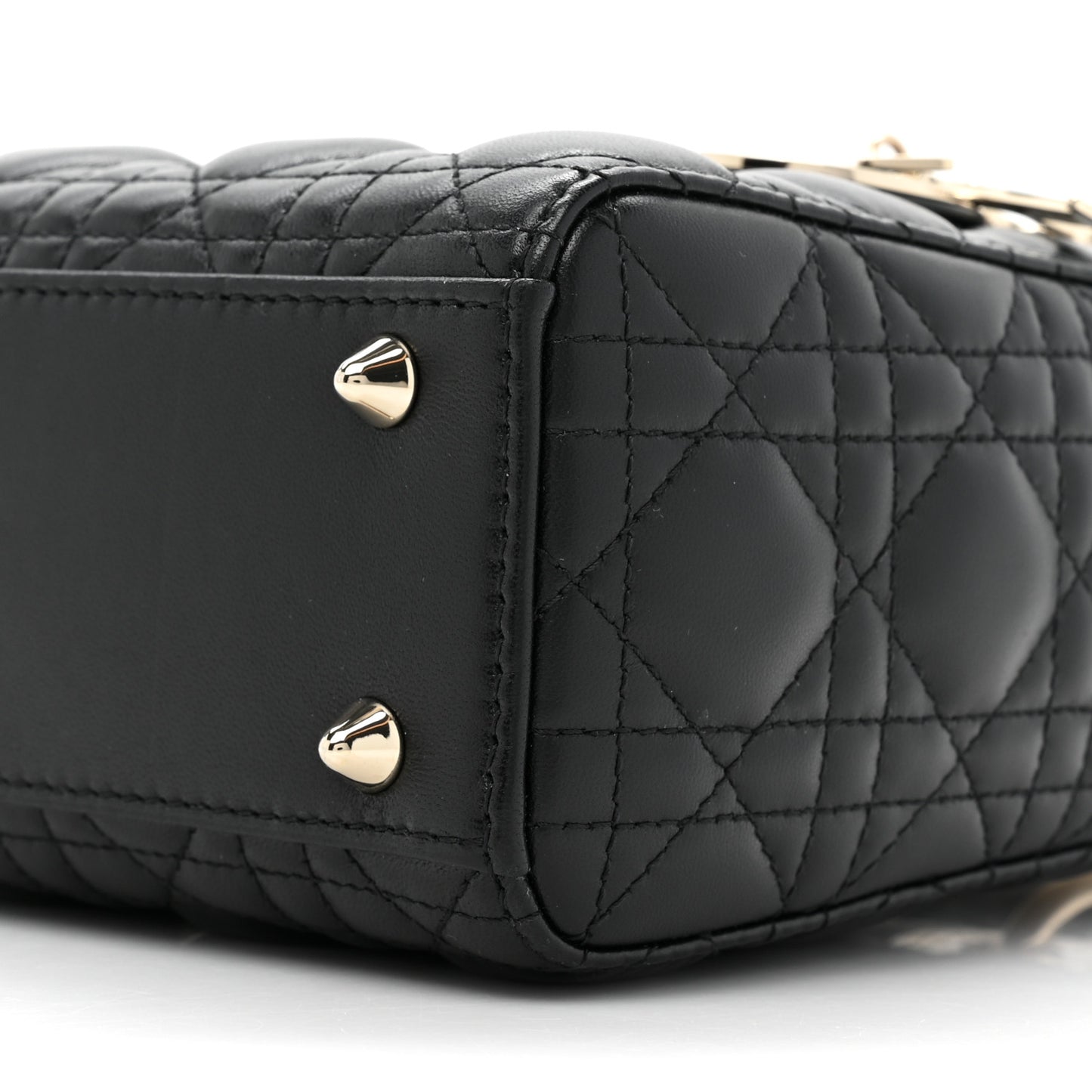 Lambskin Cannage Small My ABCDior Lady Dior Black