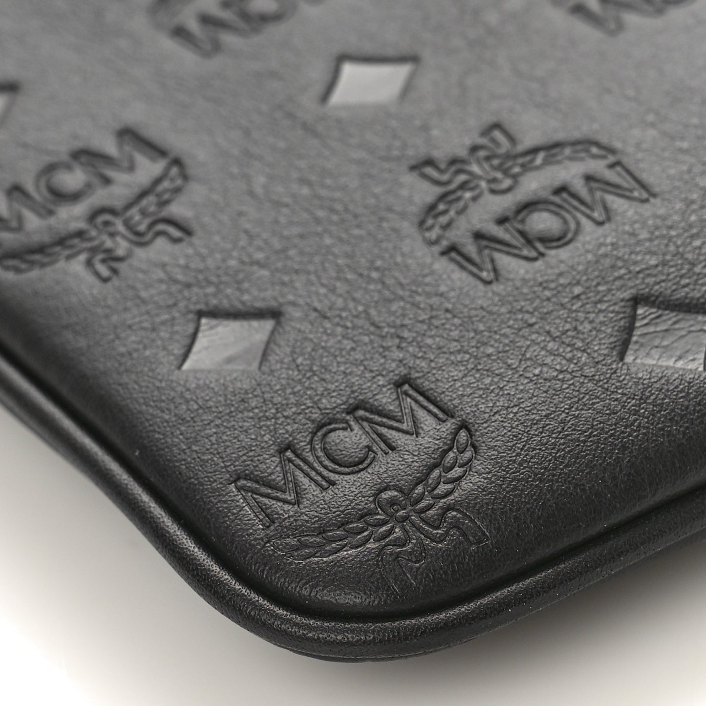 Calfskin Monogram Klara Crossbody Pouch Black