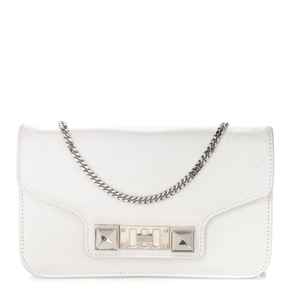 Proenza Schouler Lambskin PS11 Chain Wallet White 1 of 11