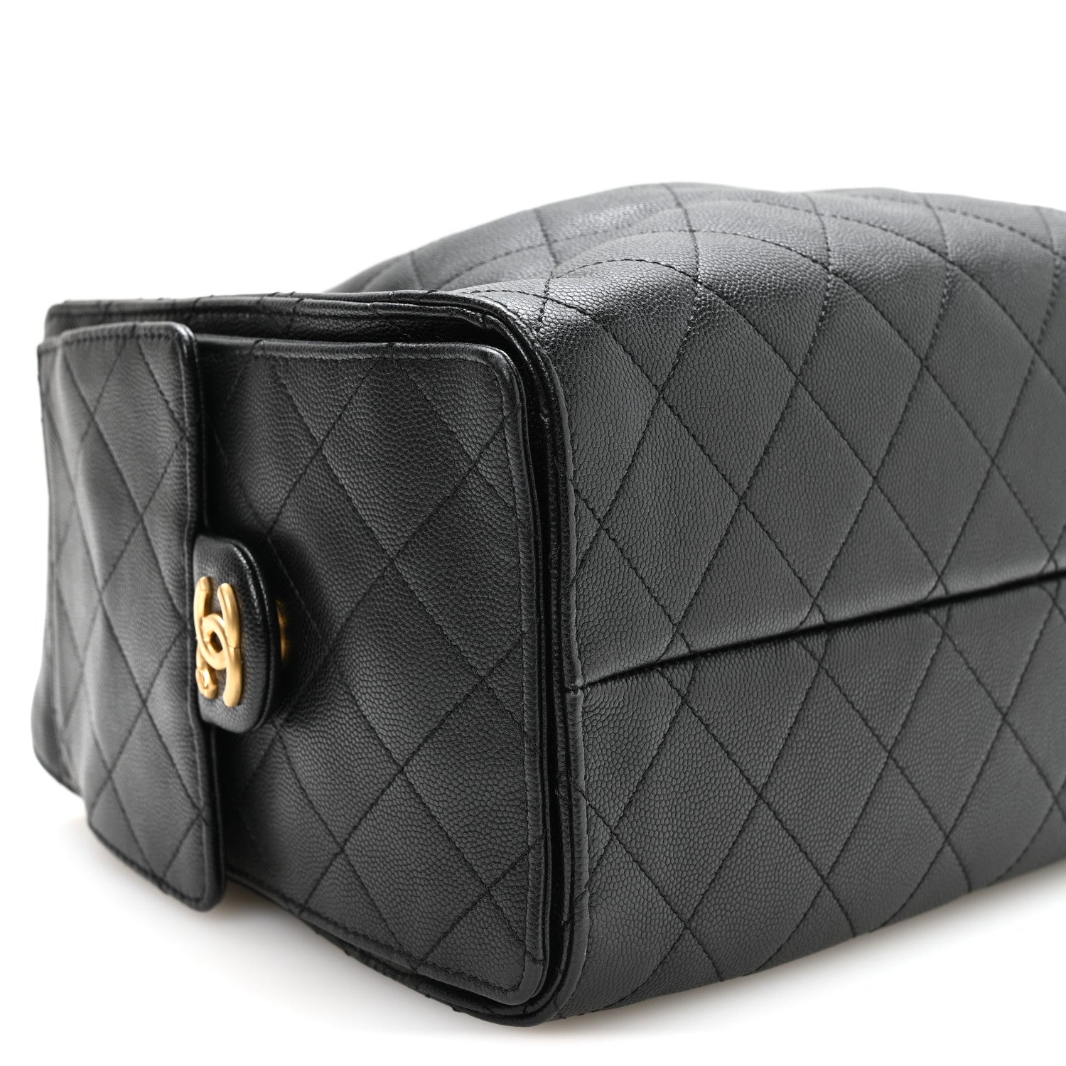 Chanel Caviar Quilted Small Chanel 25 Handbag Black 8 of 9