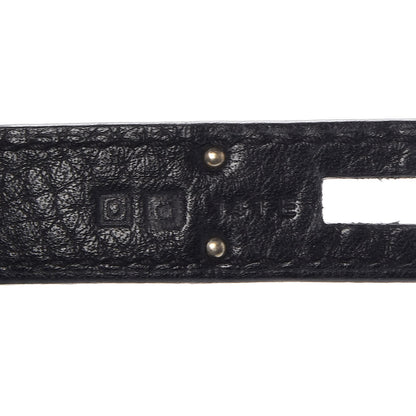 Hermes Taurillon Clemence Jypsiere 28 Black 6 of 8