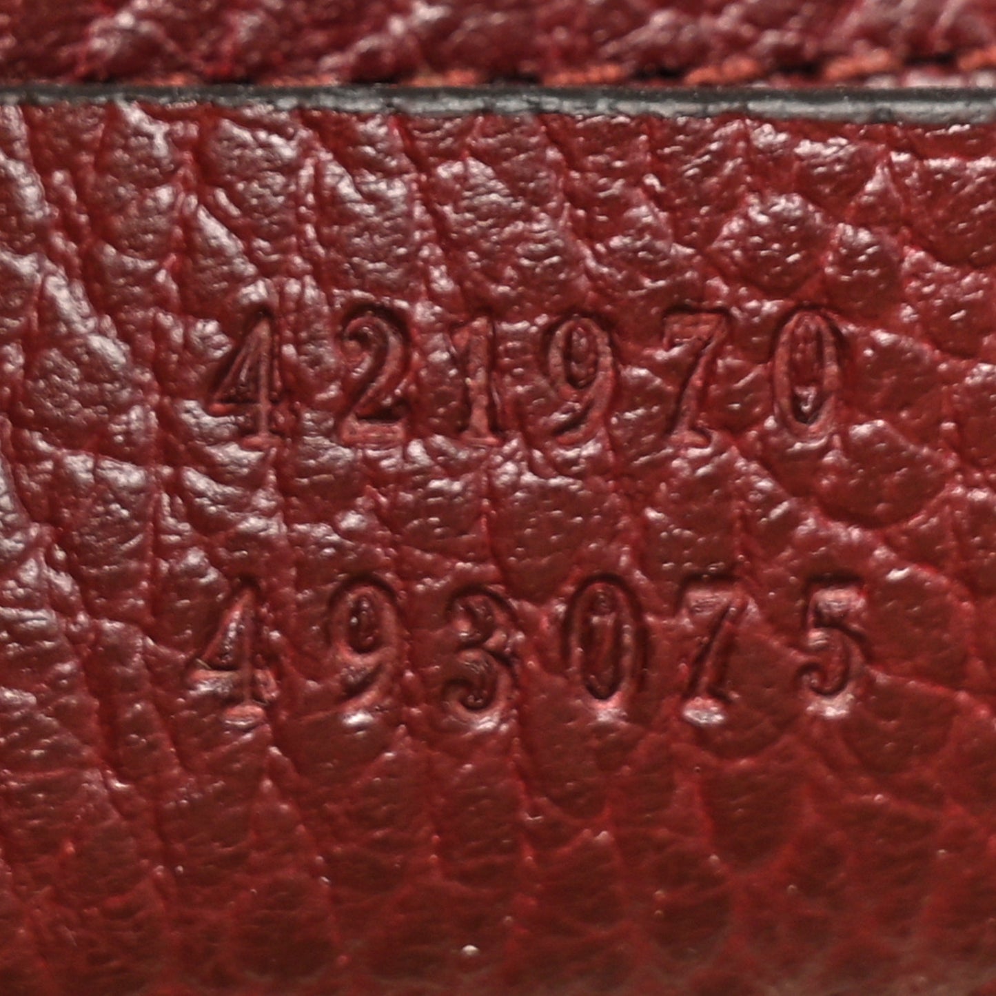 Dollar Calfskin Crystal Mini Dionysus Shoulder Bag Vintage Bordeaux