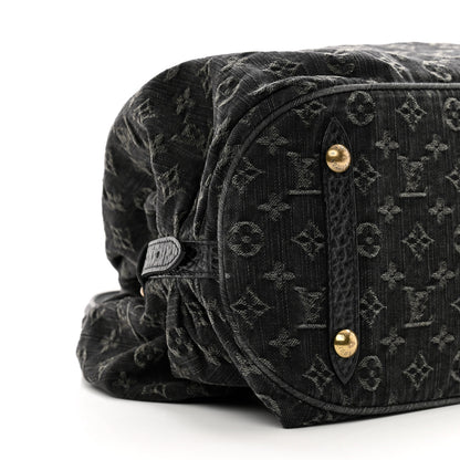 Louis Vuitton Denim Mahina XL Black 8 of 9