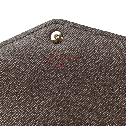 Louis Vuitton Damier Ebene Sarah Wallet NM 9 of 11