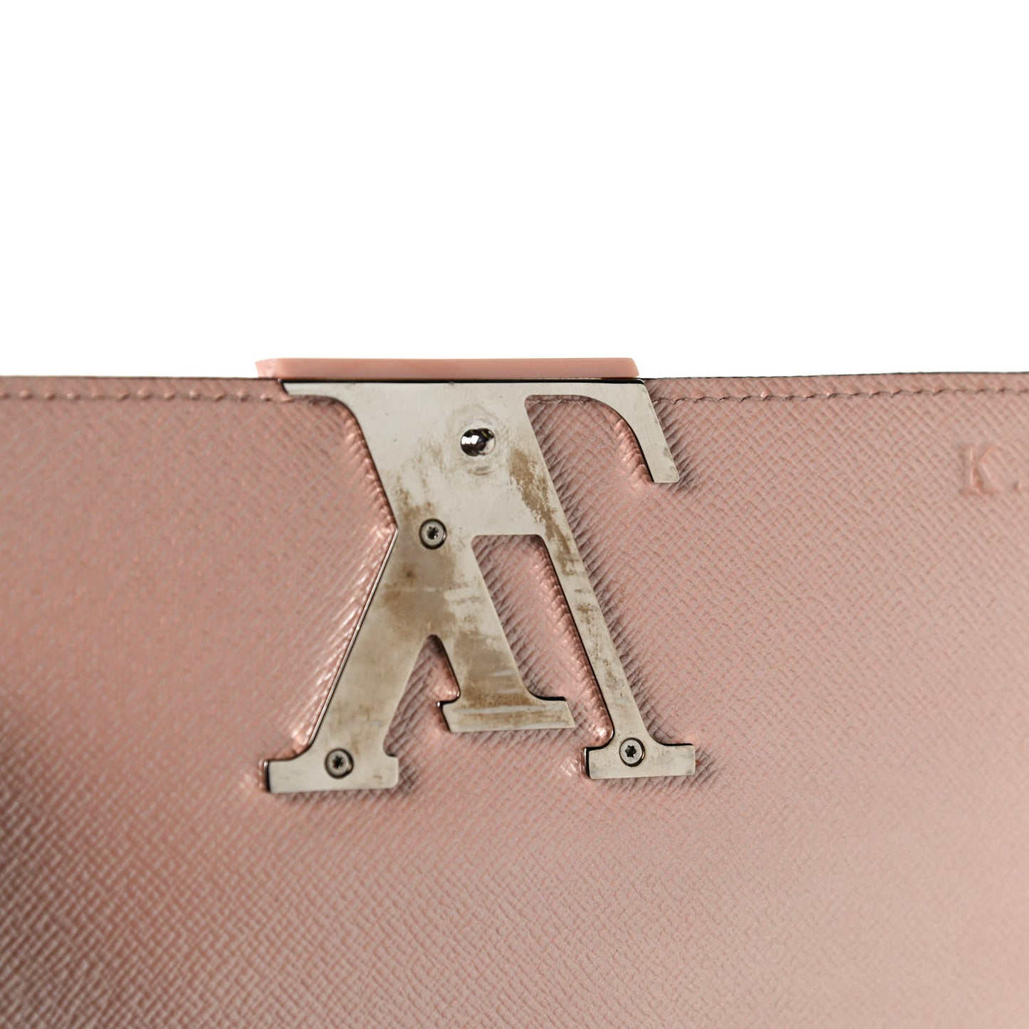 Epi Louise Wallet Rose Nacre