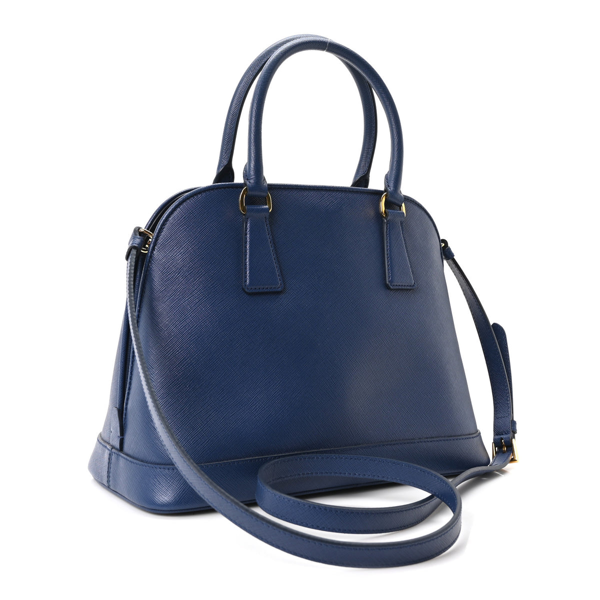 Prada Saffiano Lux Medium Open Promenade Tote Bluette 3 of 10