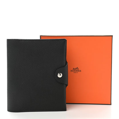Hermes Togo Ulysse PM Notebook Cover Black 9 of 9