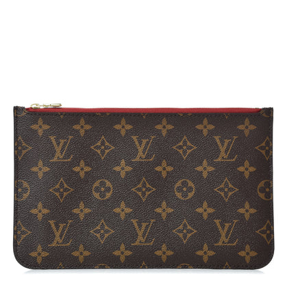 Louis Vuitton Monogram Neverfull MM GM Pochette Cherry 1 of 7