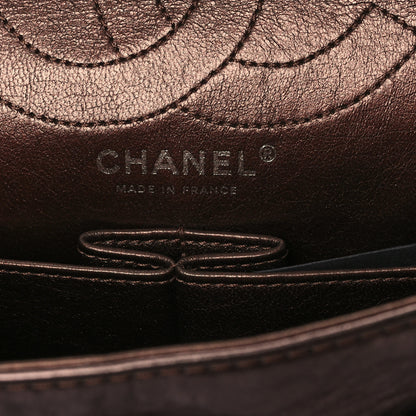 Chanel Metallic Aged Calfskin Quilted 2.55 Reissue 226 Flap Bronze 6 of 11