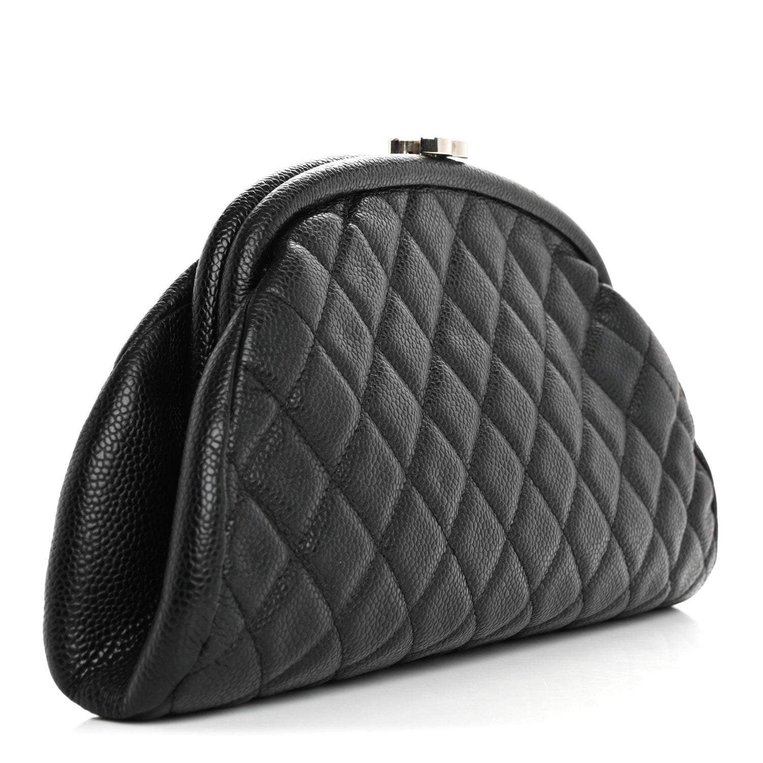Chanel Caviar Quilted Timeless Clutch Black 3 of 8