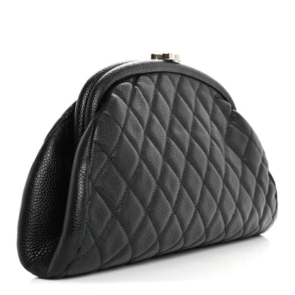 Chanel Caviar Quilted Timeless Clutch Black 3 of 8