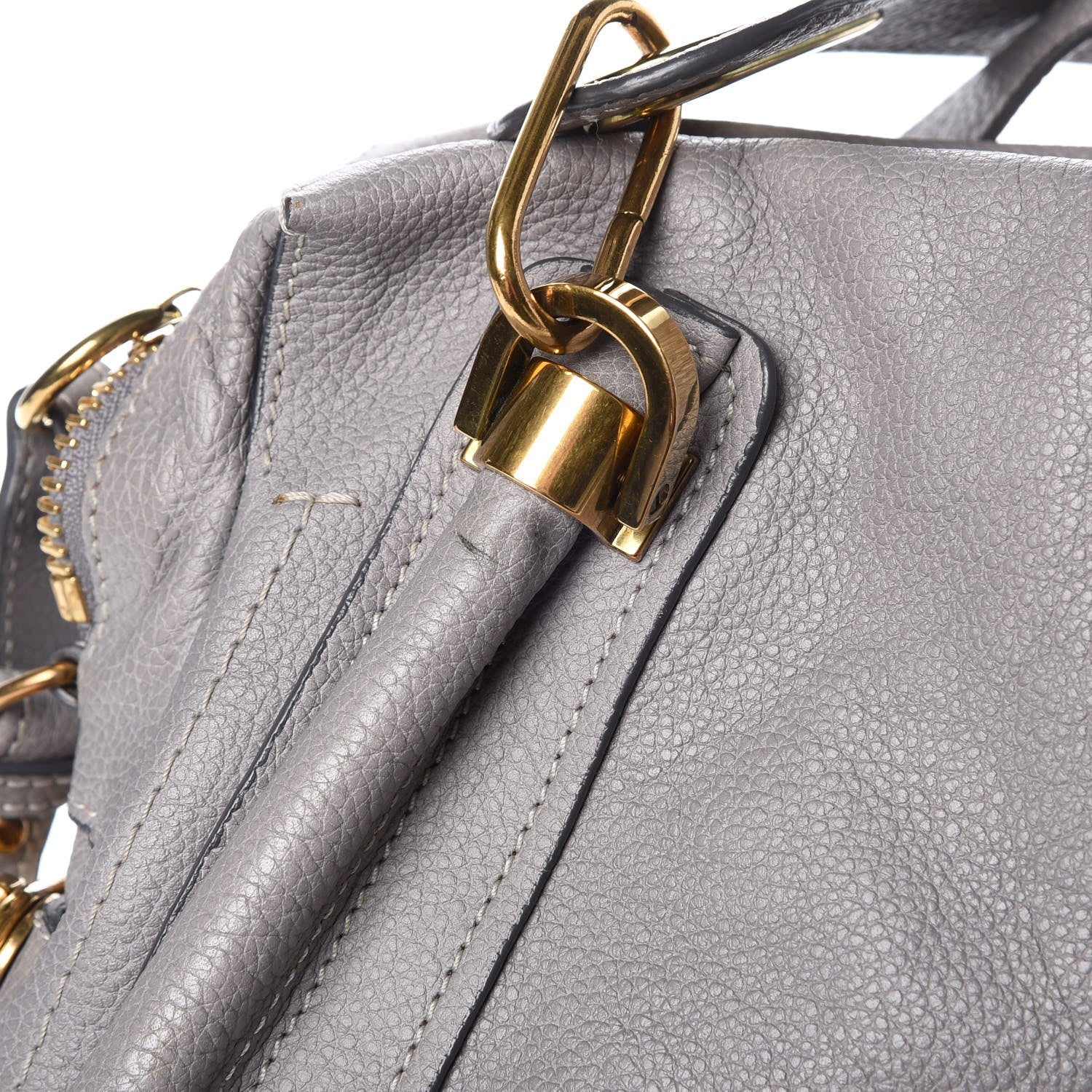 Chloe Calfskin Medium Paraty Cashmere Grey 13 of 17