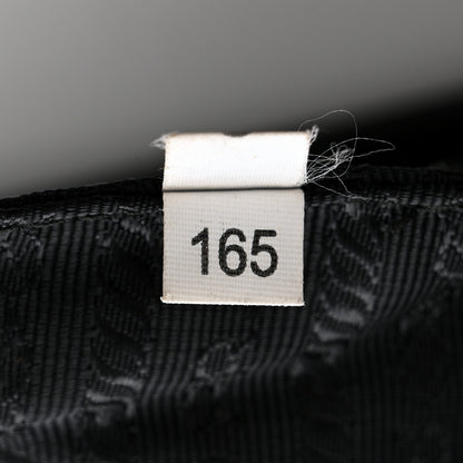 Prada Tessuto Nylon Saffiano Logo Messenger Bag Black 8 of 13