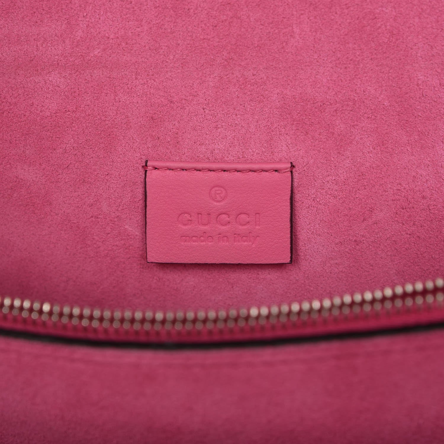 Gucci GG Supreme Monogram Suede Pierced Heart Embroidered Medium Dionysus Shoulder Bag Beige Ebony Pink Tropical Flower 7 of 10