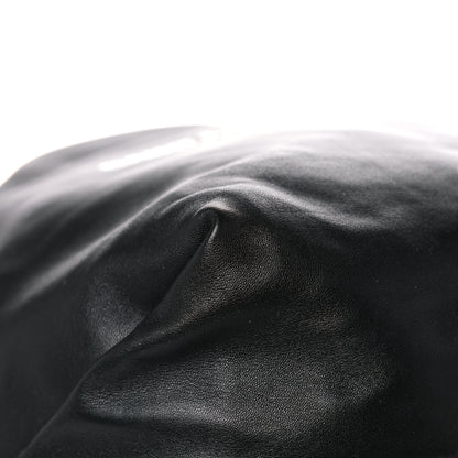 Saint Laurent Lambskin Teddy Drawstring Bag Black 9 of 13