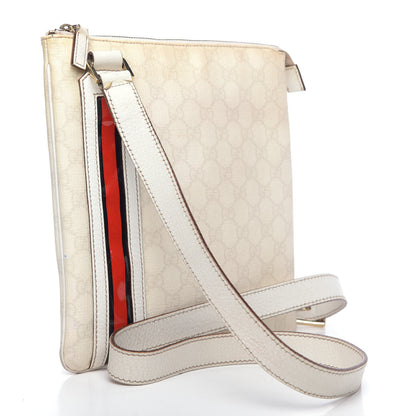 Gucci GG Plus Web Messenger Bag White 3 of 14