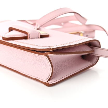 Loewe Grained Calfskin Mini Barcelona Shoulder Bag Rosa 7 of 10