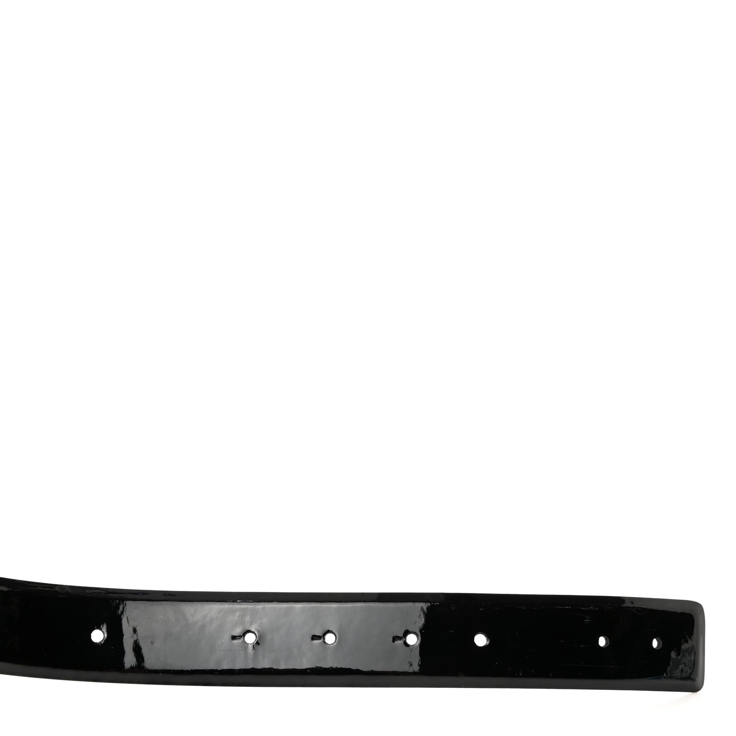 Chanel Patent Crystal Embellished Plexiglass CC Boy Belt 85 34 Black 7 of 8
