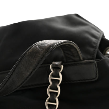 Prada Tessuto Nylon Vela Chain Backpack Black 13 of 15